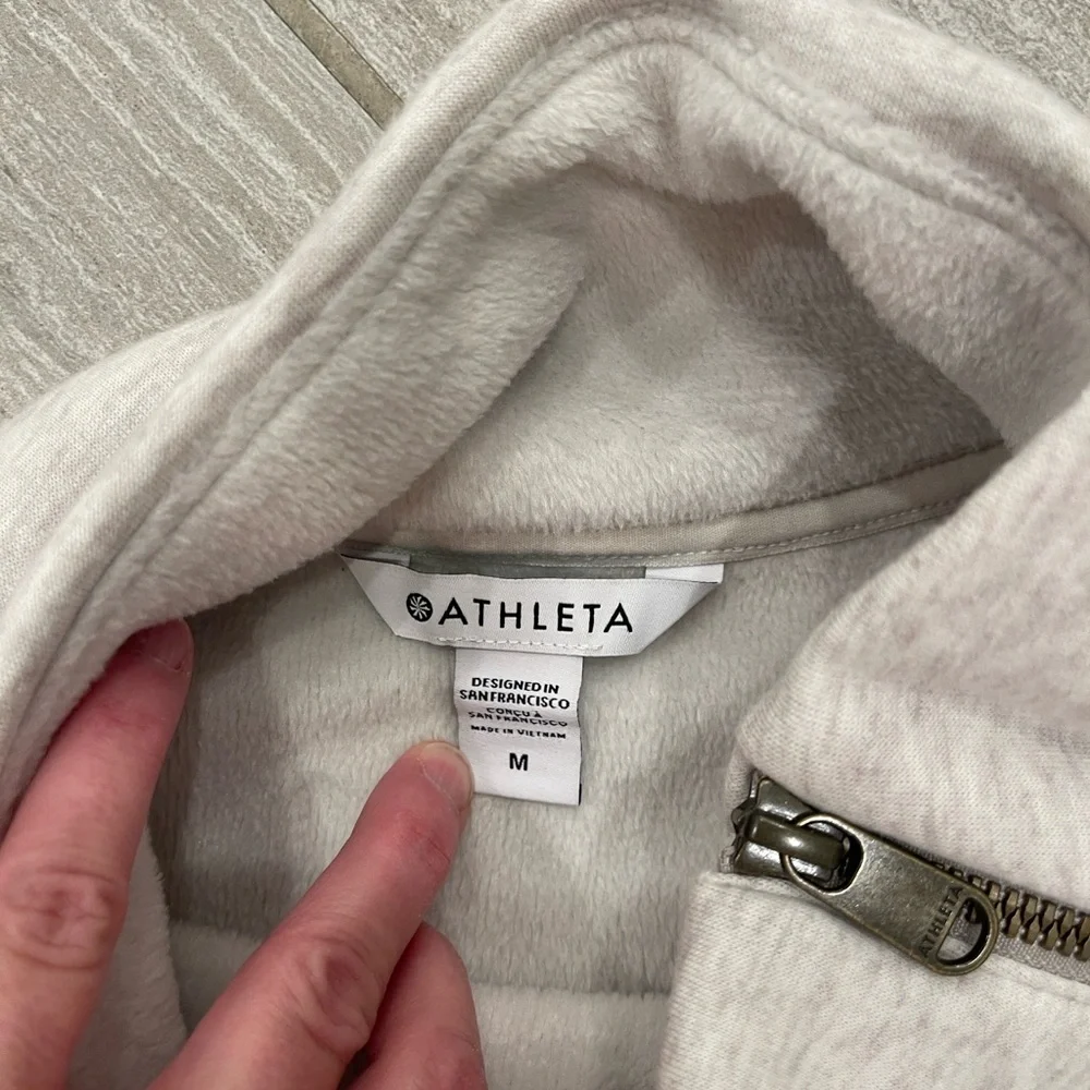 Athleta Cozy Karma Asymmetrical Sweetshirt - Picture 3 of 4